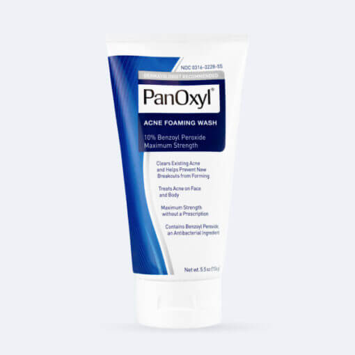 PanOxyl Acne Foaming Wash Benzoyl Peroxide 10% Maximum Strength 170gm