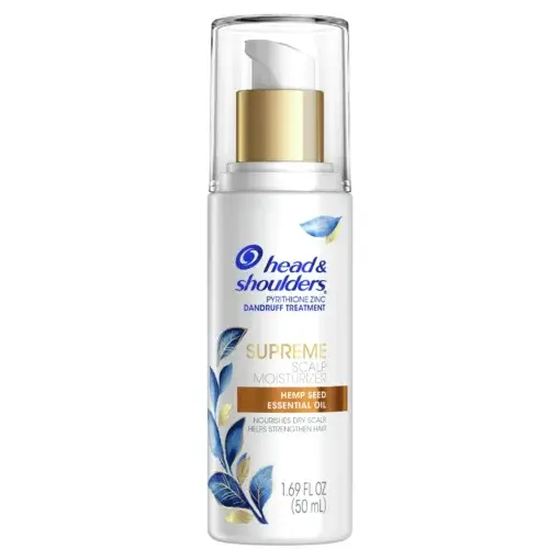 Head & Shoulders Supreme Hemp Seed Essential Oil Scalp Moisturizer Treatment for Dandruff Relief & Nourishing