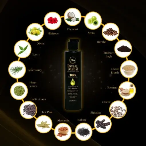 Rivaaj Mahal Hair Growth Organic Oil