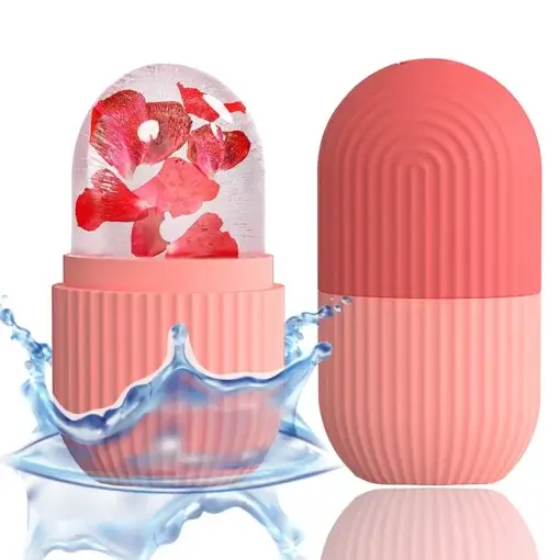 Silicone Ice Roller Facial Massager | Reusable Facial Treatment