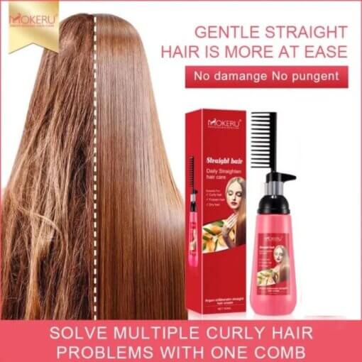 Mokeru Straight Hair Argan Oil & Keratin Straigh Hair Cream