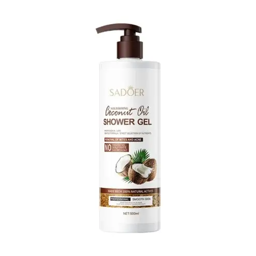 SADOER Nourishing Coconut Oil Shower Gel Fragrance Body Wash 500ml